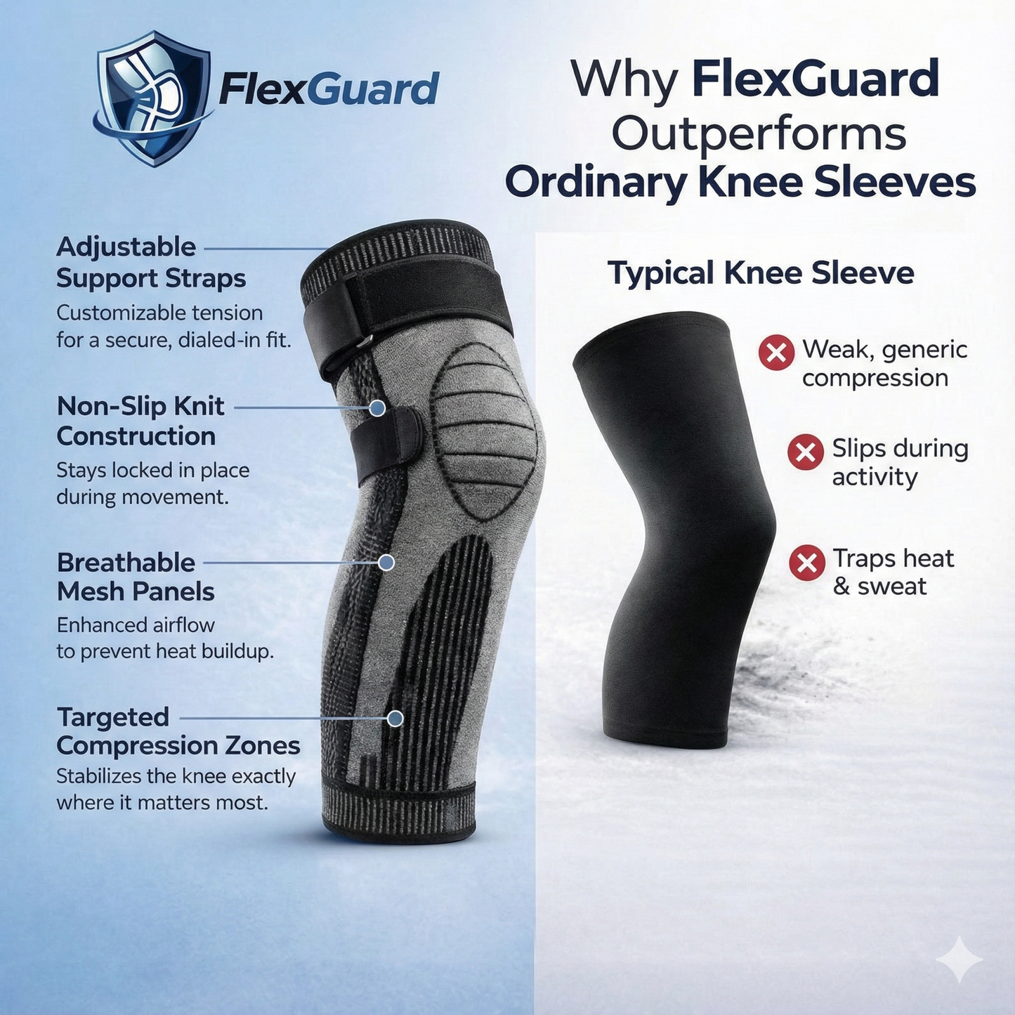 FlexGuard™ Knee Support Sleeve